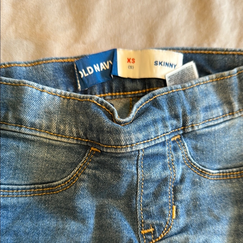 Old Navy Girls Size XS (S) Blue Skinny Jeans